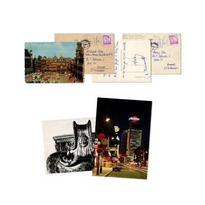 Pierre-Louis Flouquet și André Frénaud, trei cărți poștale pentru Medi și Gheorghe Dinu