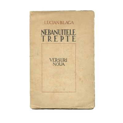 Lucian Blaga, Nebănuitele trepte, 1943, cu dedicație