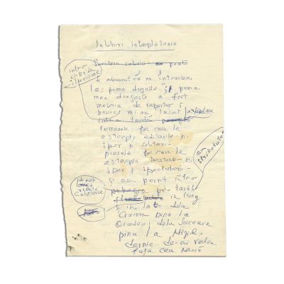 Teodor Mazilu, trei manuscrise + o fotografie de epocă