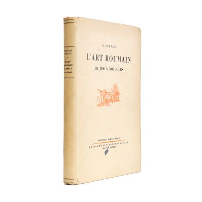 G. Oprescu, L'art  roumain de 1800 à nos jours, cu dedicația olografă a autorului către Th. Capidan