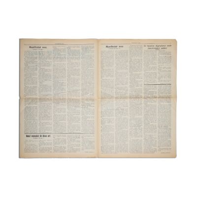 Publicația „Manifestul nou”, Anul I, Nr. 1, 1 ianuarie 1933