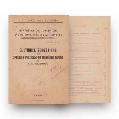 A. M. Sobinov, Culturile forestiere ale speciilor prețioase cu creșterea rapidă, 1949 
