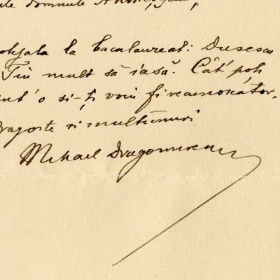 Mihail Dragomirescu, scrisoare către Ioan Andrieșescu