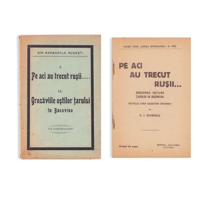C. I. Dicescu, Pe aci au trecut rușii…, 1914