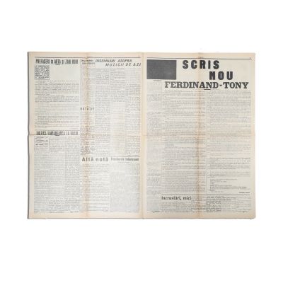 Publicația „Focul”, Anul I, Nr. 1, 10 octombrie 1937 