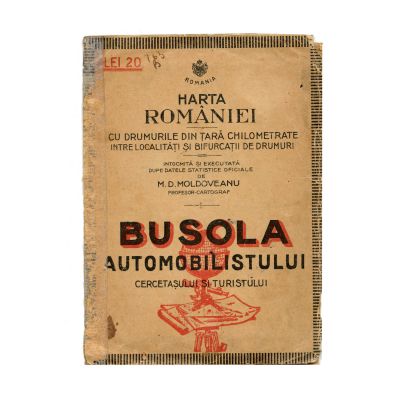 Busola automobilistului, cartograf M. D. Moldoveanu, 1934