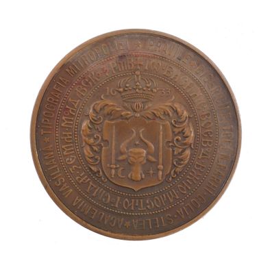 Vasile Lupu domnul Moldovei, medalie din bronz, 1907