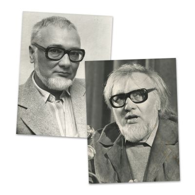Paul Goma, două fotografii de presă