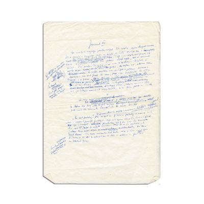 Constantin Noica, Jurnal XII, manuscris de 3 pagini