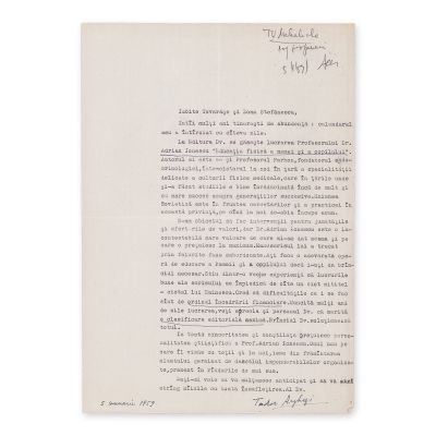 Tudor Arghezi, scrisoare pentru Al. I. Ștefănescu, 1959 + Al. I. Ștefănescu, „Scrisoare deschisă domnului Tudor Arghezi” 