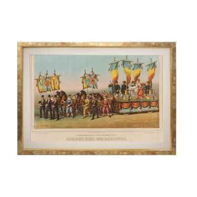 Carol Popp de Szathmáry, Croitori, Modiste, Pălărieri, Frizeri, Cizmari și Pantofari - Albumul Carelor Simbolice, cromolitografie