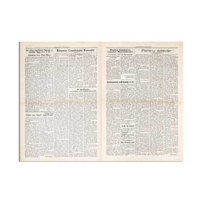 Publicația „Unificarea Socialistă”, Anul I, Nr. 1, 25 februarie 1933