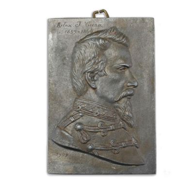 Plachetă cu efigia lui Alexandru Ioan Cuza, 1903