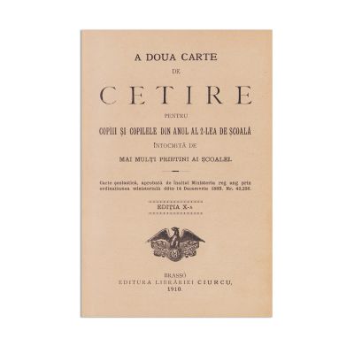 A doua carte de citire pentru copiii și copilele din anul al II-lea de școală, 1910