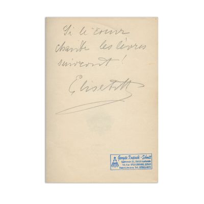 Carmen Sylva, Meine Ruh, 1885, cu dedicația olografă a reginei Elisabeta