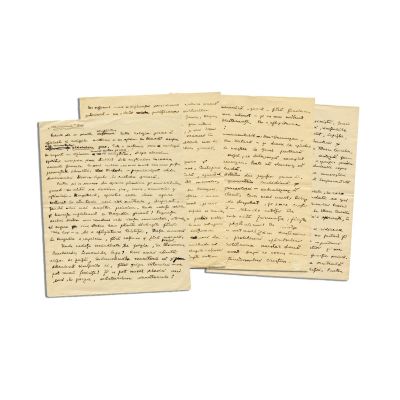 Mircea Eliade, manuscrisul unui eseu despre „Clasicismul grec”