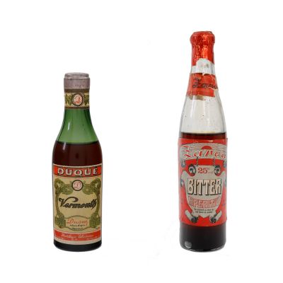 Zarea Bitter, Duque Vermouth, două sticluțe cu alcool 