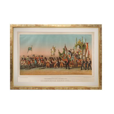 Carol Popp de Szathmáry, Societățile Germane - Albumul Carelor Simbolice, cromolitografie