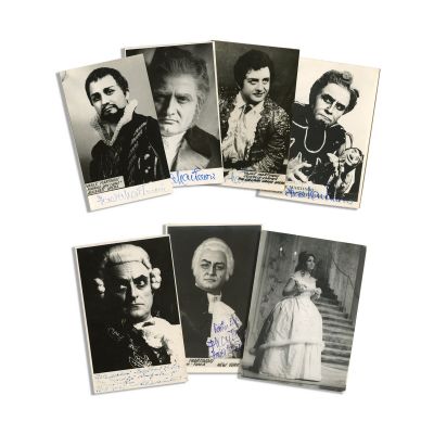 Vasile Martinoiu, Maria Slătinaru, Nicolae Florei, 10 fotografii cu dedicații olografe