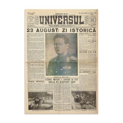 Publicația „Universul”, 24 August 1945 - Comemorarea zilei de 23 August 1944