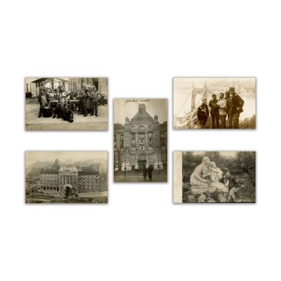 Ocuparea Budapestei de armata română, cinci fotografii de epocă, 1919 