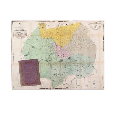 Maior Pappasoglu, Harta Bucureștiului + Ghidul tuturor străzilor, 1871