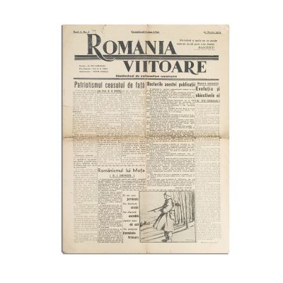 Publicația „România viitoare”, Anul I, Nr. 1, 23 martie 1941