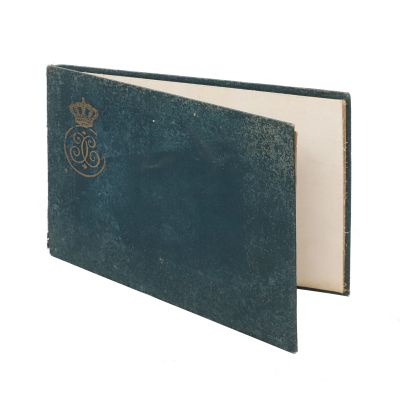 Harta Deltei și a gurilor Dunării, 1924, cu monograma regelui Carol al II-lea