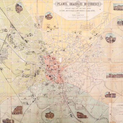 Planul Orașului București, 1898