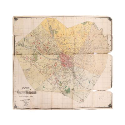 Noul plan al orașului București, 1900