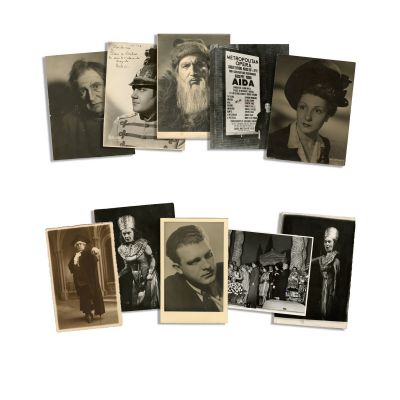 Șerban Tassian, Elena Cernei și alți interpreți muzicali, 10 fotografii cu dedicații