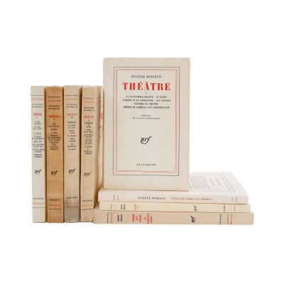 Eugène Ionesco, Théâtre, 8 volume, cu dedicația autorului