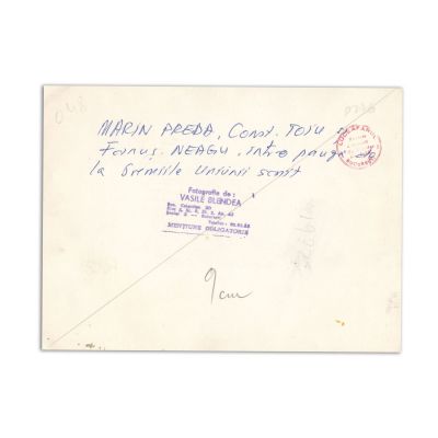 Marin Preda, Constantin Țoiu, Fănuș Neagu, fotografie de presă, fotograf V. Blendea