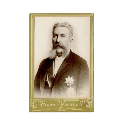 Gheorghe Gr. Cantacuzino (Nababul), fotografie de cabinet, atelier Cabinet  Portrait