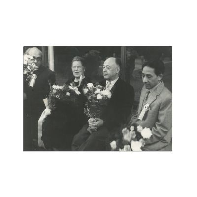 Eugen și Rodica Ionescu, două fotografii de presă