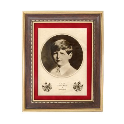 M.S. regele Mihai I, heliogravură, atelier Julietta