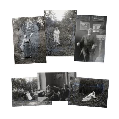 Hariclea Darclée, Gheorghe Stephănescu și dirijorul Băiculescu, 11 clișee fotografice realizate de arh. Victor Ștefănescu