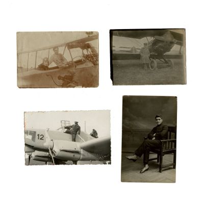 Aviatorul Constantin Tănăsescu, fotografii și documente de arhivă