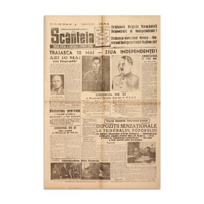 Publicația „Scânteia”, 11 Mai 1946 - Trăiască 10 Mai - Ziua Independenței