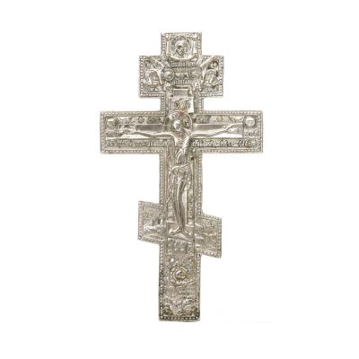 Crucifix din alpaca, Răstignirea Domnului, jumătatea sec. XIX