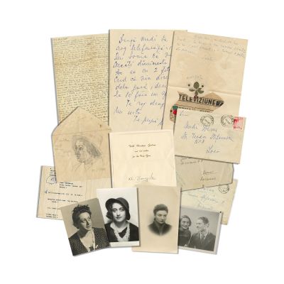 Marga Kosch, corespondențe către soții Dinu și fotografii personale