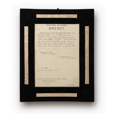 Vasile Tudorache, brevet, 15 septembrie 1920