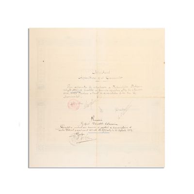 George Carusi, titlu definitiv de proprietate, 1912