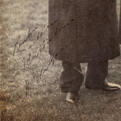 Publicația „Ilustrațiunea Română”, 1930 - N. Titulescu pe câmpul de curse, cu semnătură