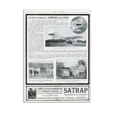 Publicația „Gazeta Ilustrată”, anul II, nr. 39, 1913 - decesul lui Aurel Vlaicu