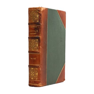 Titu Maiorescu, Critice, 1908, 3 volume colligate