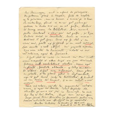 Mircea Eliade, scrisoare pentru Jeana Eliade, 18 iunie 1931