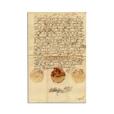 Miron Barnovschi, hotărâre domnească (ucaz), 1628 - Piesă extrem de rară