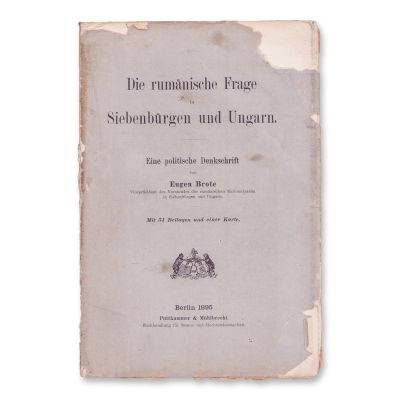 Eugen Brote, Chestiunea românească în Transilvania și Ungaria, 1895 