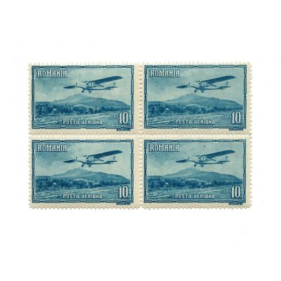 „Poșta aeriană”, colecție de douăzeci de timbre, 1931